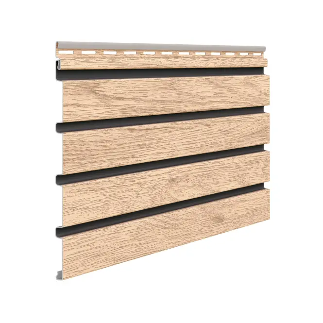 Lamelový panel FRONTO V-BLACK dub svetlý  0,25x2,95 m,4