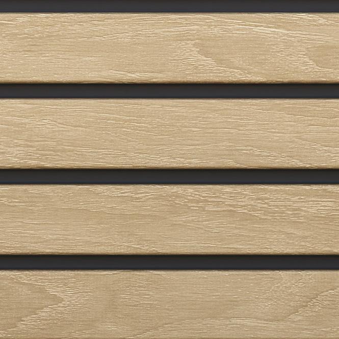 Lamelový panel FRONTO V-BLACK Dub 0,25x2,95M