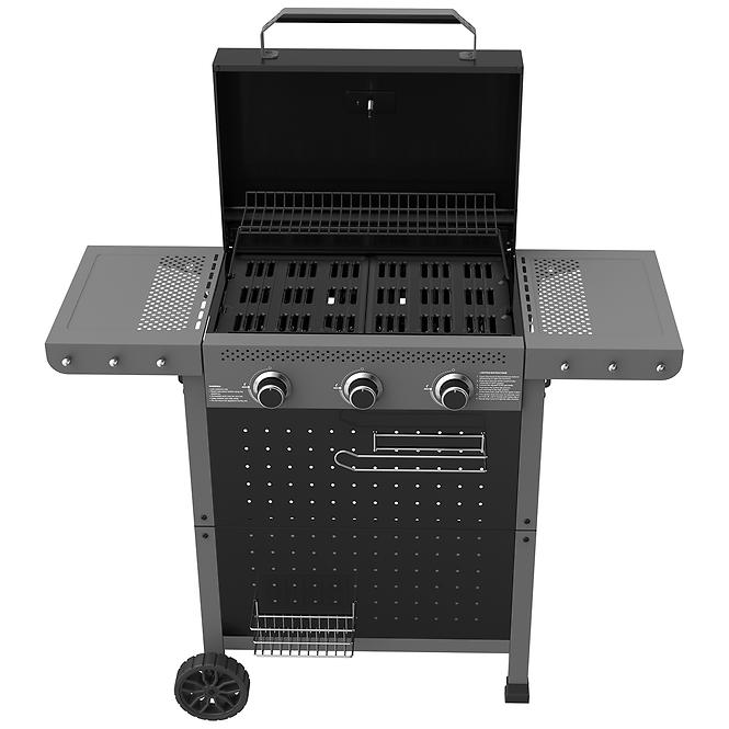 Mercado Plynový gril 3 horáky 7,5 kW,4