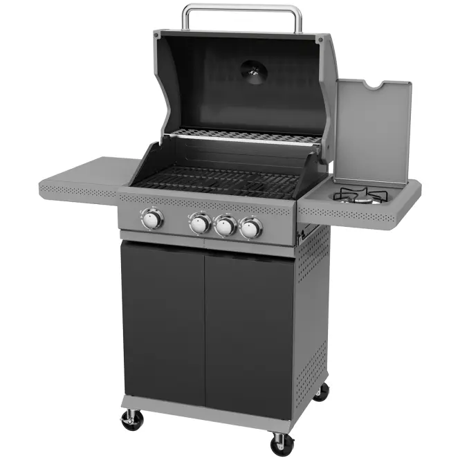 Mercado Plynový gril Vibes Black 3+1 11,5 kW,4