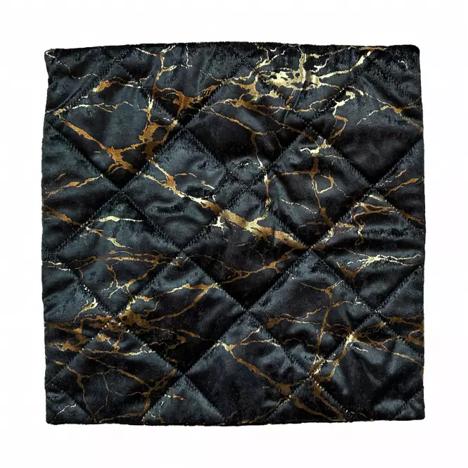 Obliečka na vankúš Justi RQ-212 40x40 cm čierna,3