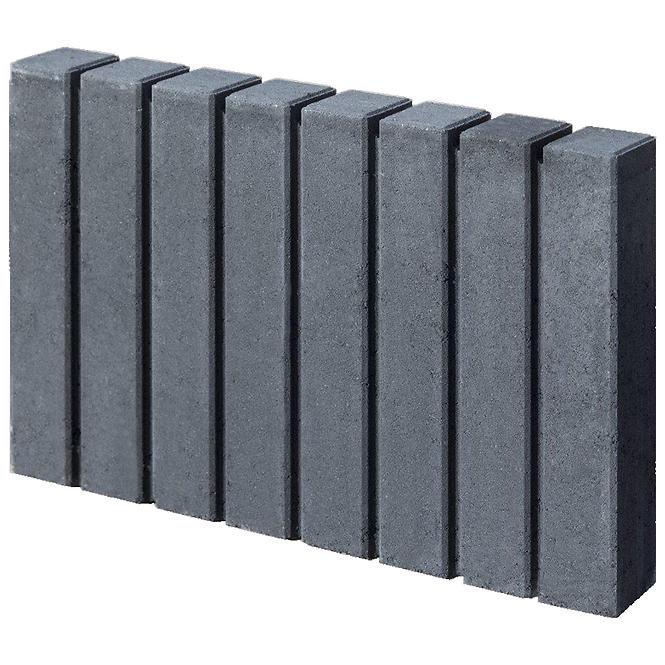 Palisádový obrubník Tetron grafit 6x30x51 cm