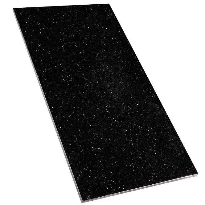 Dlažba Granit Black Galaxy 30.5X61X1  Leštený