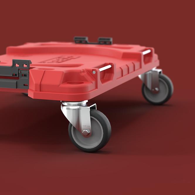 QBRICK  Systém Pro Platformový prepravný stôl Ultra HD Red,3