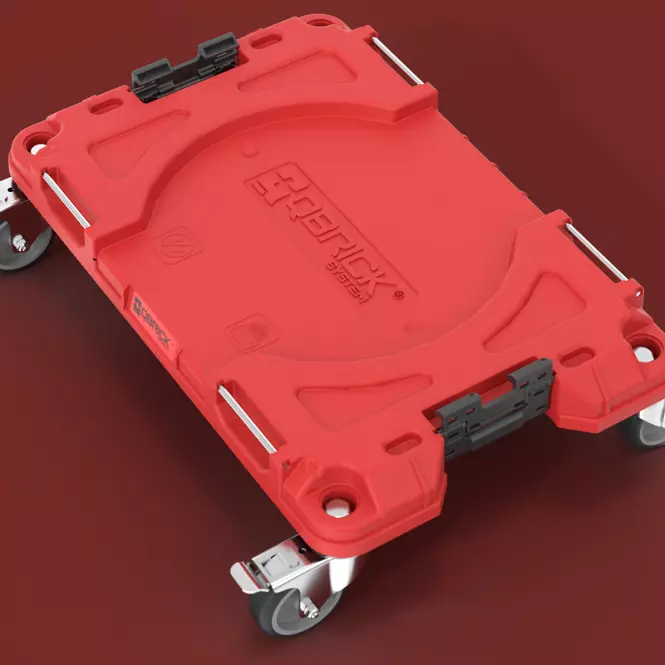 QBRICK  Systém Pro Platformový prepravný stôl Ultra HD Red,6
