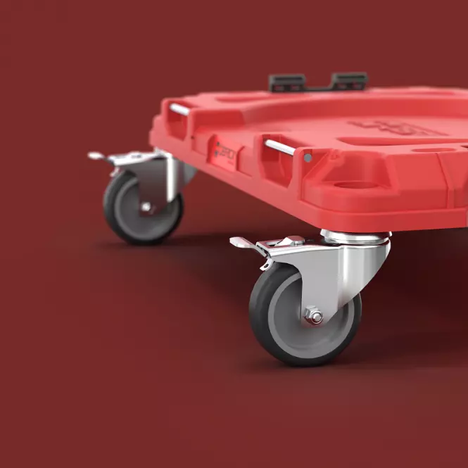 Qbrick System Pro Platformový Prepravný Stol Ultra HD Red