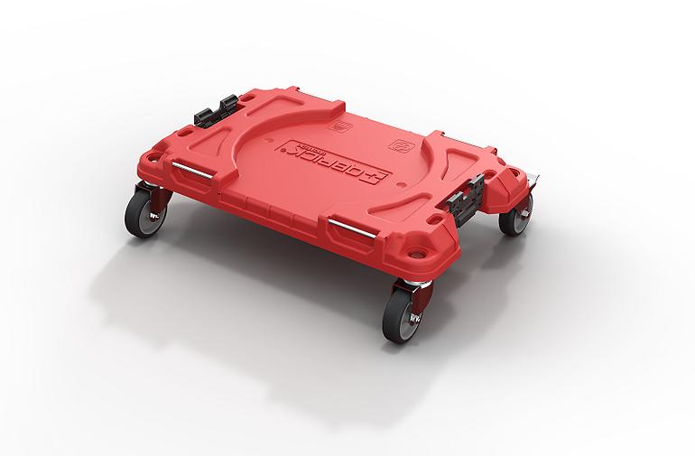 Qbrick System Pro Platformový Prepravný Stol Ultra HD Red