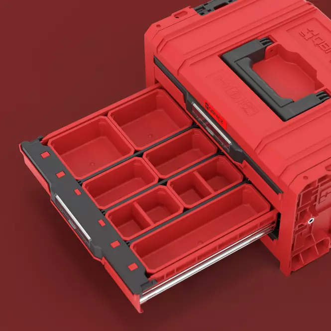 Qbrick System Pro Drawer 3 Toolbox 2.0 Red Ultra HD