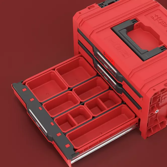 Qbrick System Pro Drawer 3 Toolbox 2.0 Red Ultra HD
