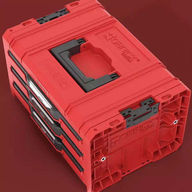 Qbrick System Pro Drawer 3 Toolbox 2.0 Red Ultra HD