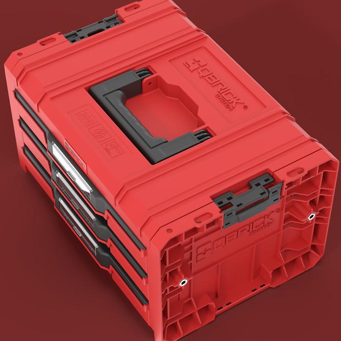 Qbrick System Pro Drawer 3 Toolbox 2.0 Red Ultra HD,4