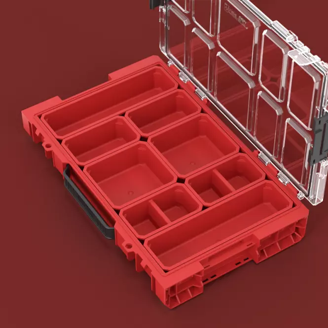 Qbrick System Pro Organizer 100 Red Ultra HD,6