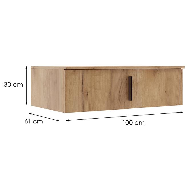 Nadstavec Florencja craft zlatý 100