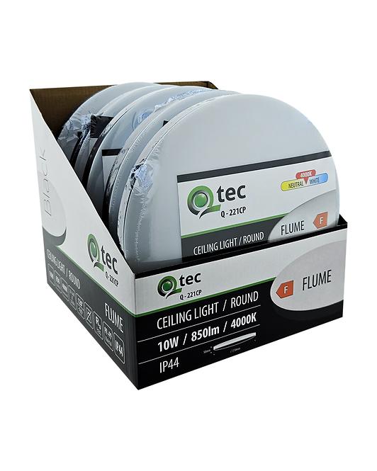Stropné svietidlo LED QTEC Q-221CP Flume 10W 4000K čierna,5