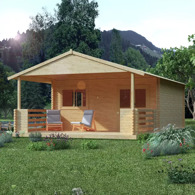 Záhradný domček Kira 5x8 m s podlahou