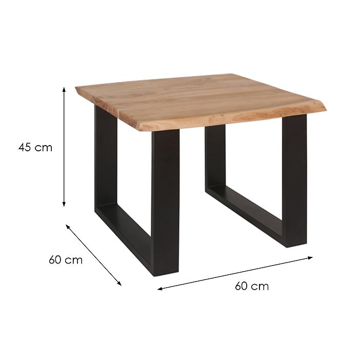 Konferenčný stolík Hector U 9500 Prírodná/Čierna