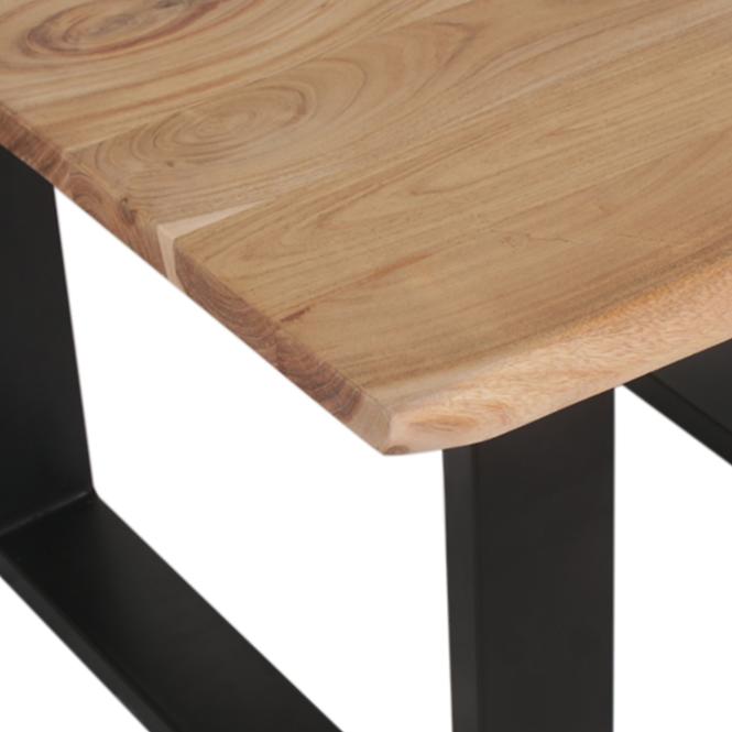 Konferenčný stolík Hector U 9500 Prírodná/Čierna,3