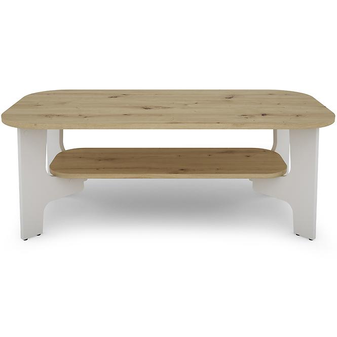 Konferenčný stolík Palermo 110x55 Artisan/Biela