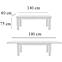 Rozkladací stôl 140/180x80cm orech,2