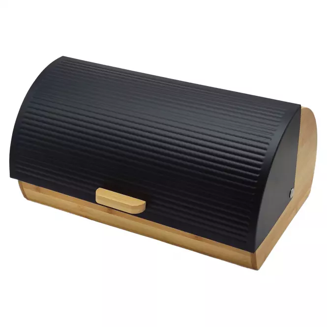 Chlebník black FTC179L-C2 38,5x28x18,5 cm