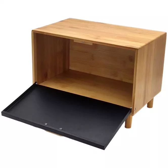 Chlebník black FTC1894 36x24x24,6 cm,3