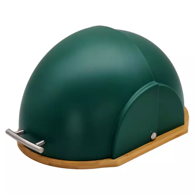 Chlebník dark green FTC1891-B 37x26x22 cm