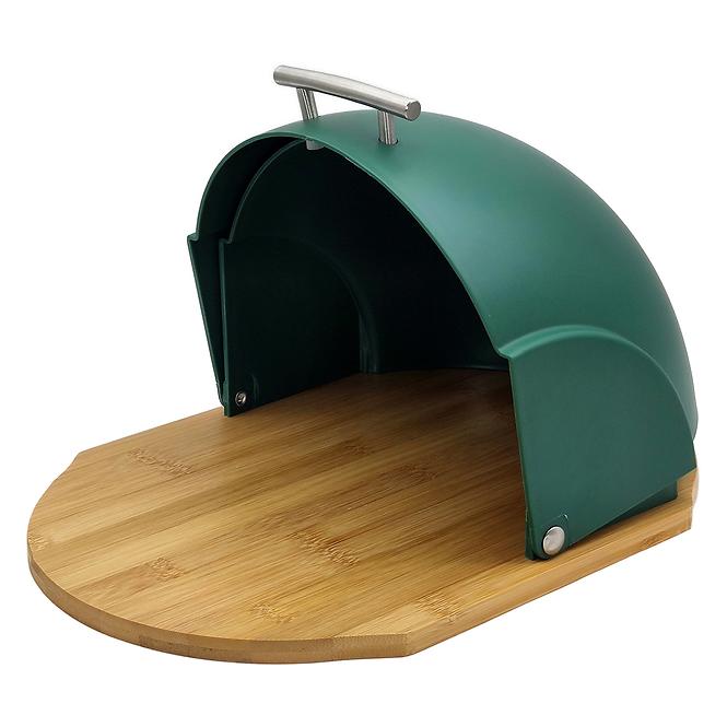 Chlebník dark green FTC1891-B 37x26x22 cm