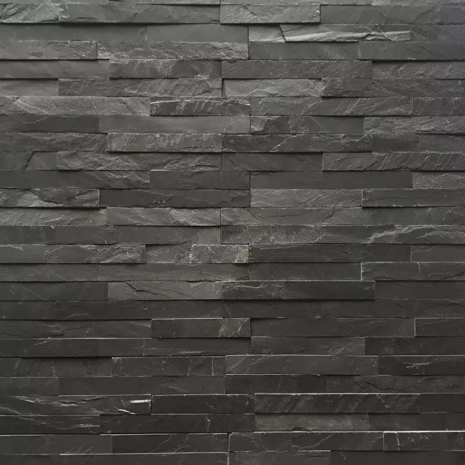 Prírodny Obkladový Kameň Black Stackstone