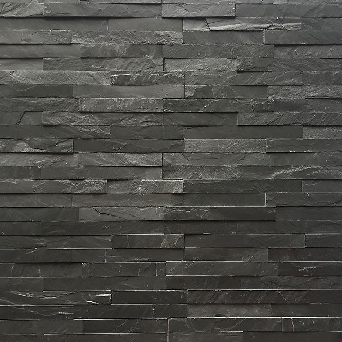 Prírodny Obkladový Kameň Black Slate Stackstone