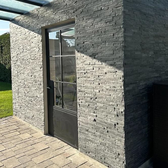 Prírodny Obkladový Kameň Black Slate Stackstone