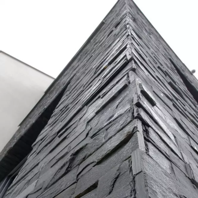 Prírodny Obkladový Kameň Black Slate Stackstone