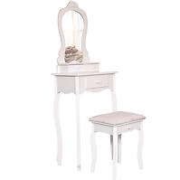 Toaletný stolík + Taburetka Sylvia 012 9512 biela