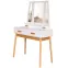 Toaletný stolík Sylvia 015 9514 biela/prírodná,3
