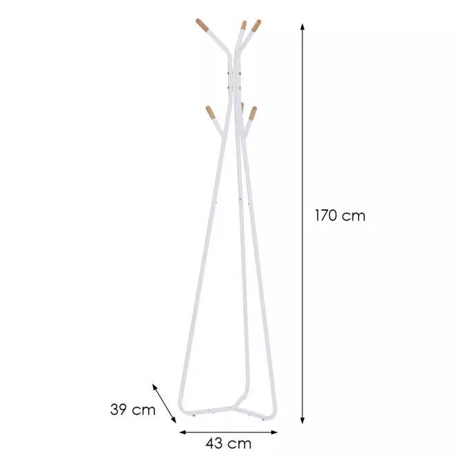 Vešiak Gc6741 Biela/Prirodzené