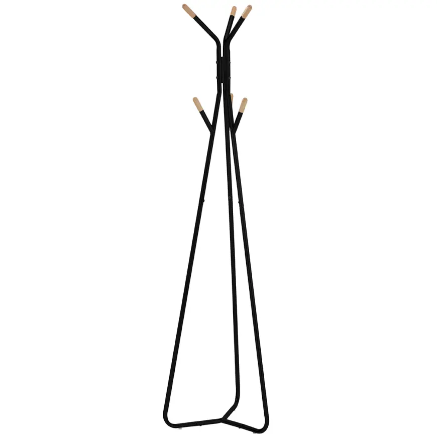Vešiak Gc6741 čierna/prírodná