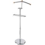 Vešiak na bundu Gc7503 chróm/prírodné