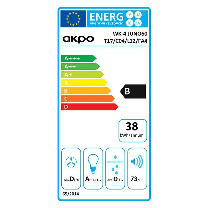 Digestor WK-4 Juno 60 Čierna Mat