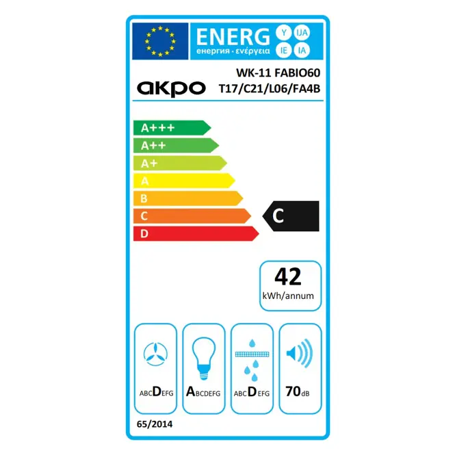 Digestor WK-11 Fabio 60 Čierna,7