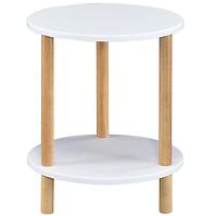 Konferenčný Stolík Gc7405 35x35x43 Biela/Prírodná