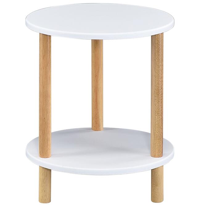 Konferenčný Stolík Gc7405 35x35x43 Biela/Prírodná