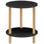 Konferenčný Stolík Gc7405 35x35x43 Čierna/Prírodná