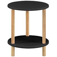 Konferenčný Stolík Gc7405 35x35x43 Čierna/Prírodná