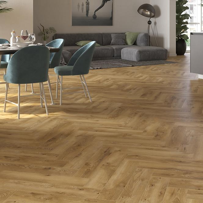 Laminátová podlaha vodeodolná Dub Calpe 8mm AC5 Herringbone WR 66934