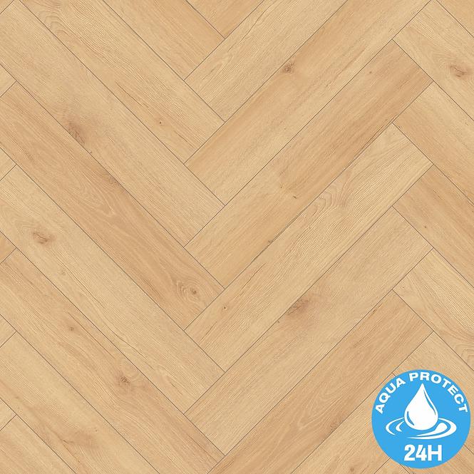 Laminátová podlaha vodeodolná Dub Denia 8mm AC5 Herringbone WR 64111
