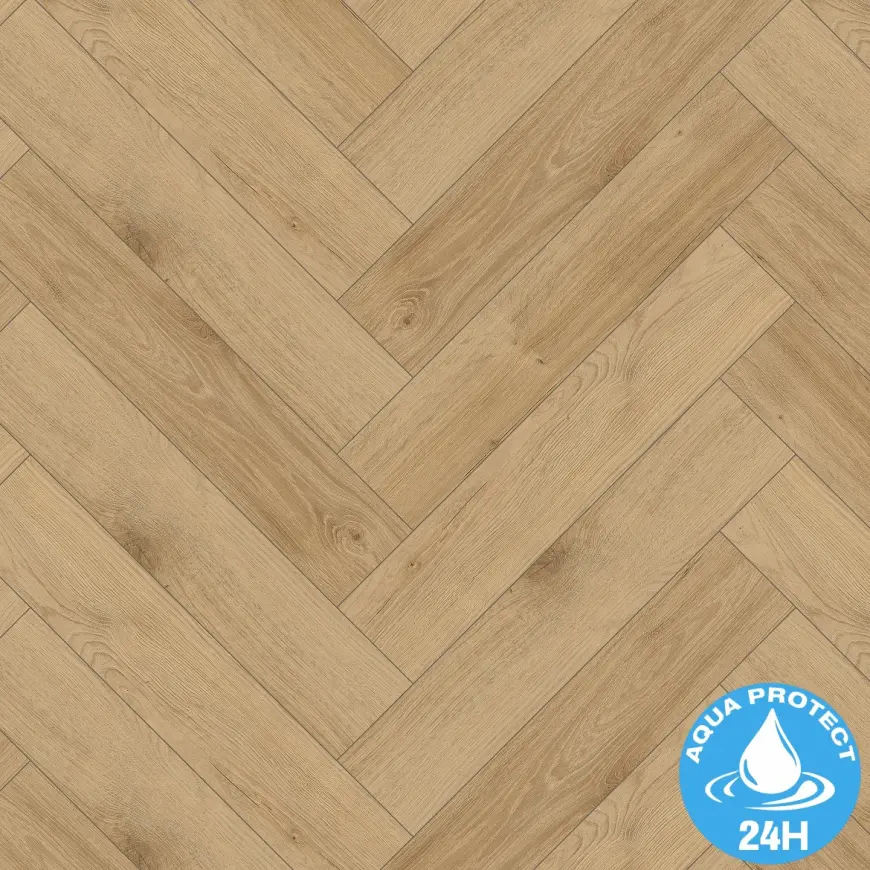 Laminátová podlaha vodeodolná Dub Benidorm 8mm AC5 Herringbone WR 64112