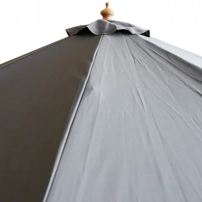 Záhradný slnečník Fie 300 cm sivý,5
