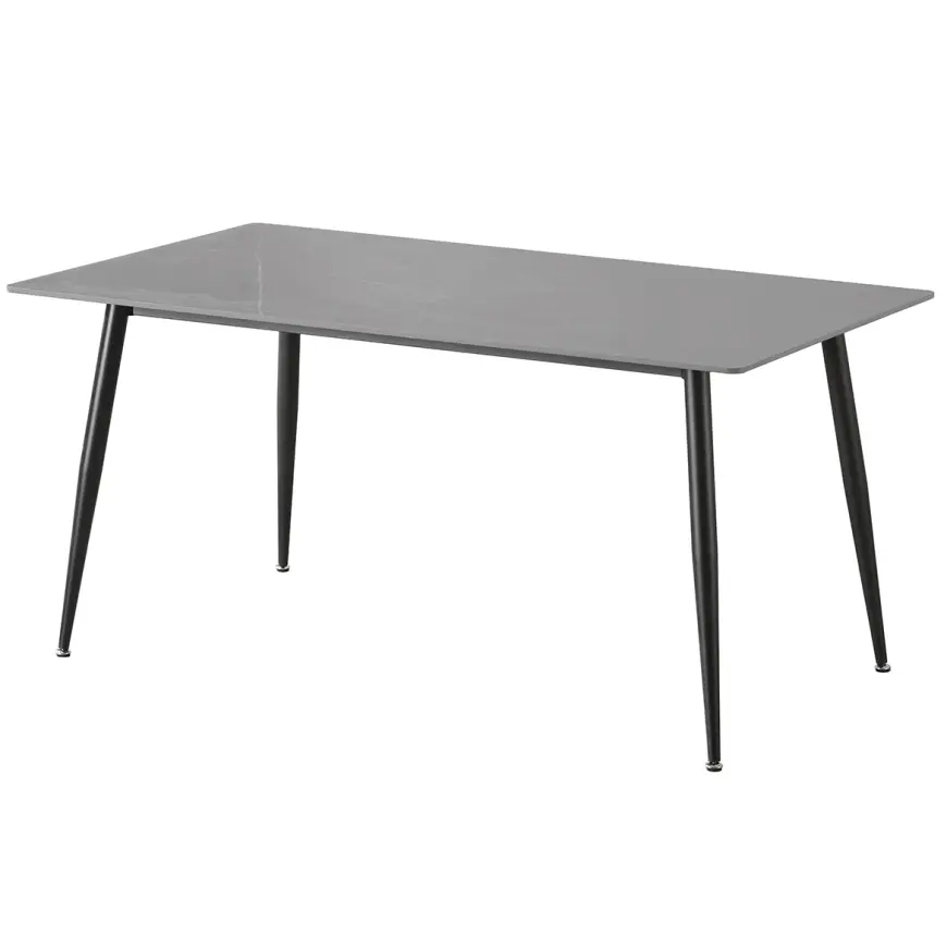 Stôl Camilius 8356 Keramické/Čierna