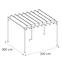Zahradný pavilón / pergola YF-3866N 3x3.2m,2