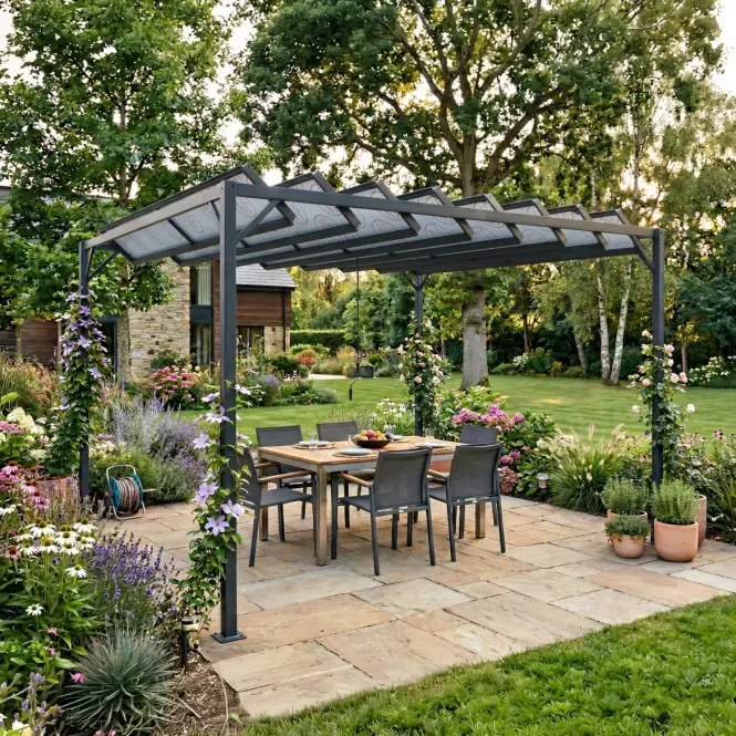 Záhradný pavilón / pergola YF-3866N 3x3.2m,4