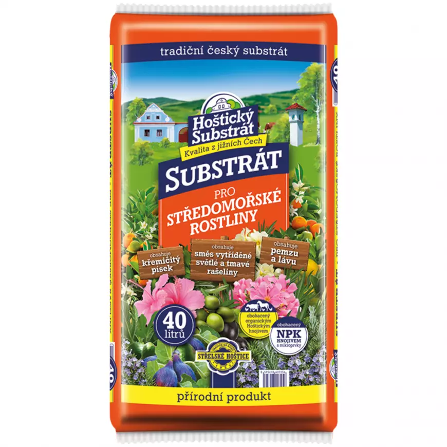 Hoštický substrát pre stredomorské rastliny 40 l